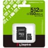 Kingston SDCS3/512GB Canvas Select Plus 512 GB microSDXC Card Up to 150MB/s A1 Class 10 UHS-I with Adapter product thumbnail 1