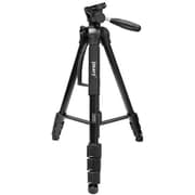 Jmary KP-2234 Professional Tripod 140M Portable Lightweight Aluminum Tripods For DSLR GoPro Camera Mobile Phone - Black product image
