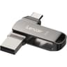 Lexar 64GB JumpDrive Dual Drive D400 USB 3.1 Type-C and Type-A Flash Drive for Storage Expansion and Backup, Up to 130MB/s Read, Metal Housing & Swivel Design, Titanium product thumbnail 1