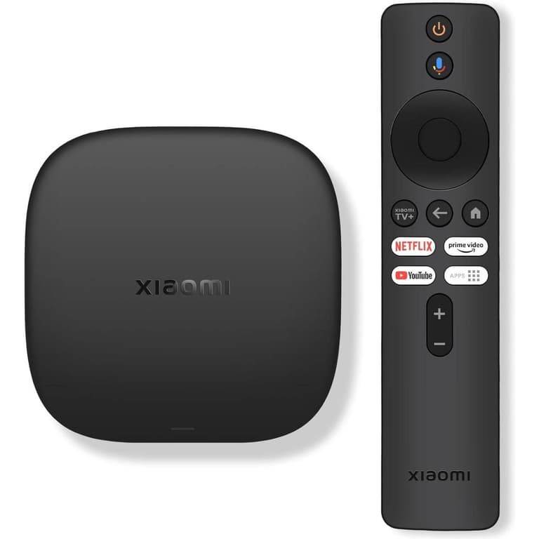 Xiaomi TV Box S 3rd Generation, 4K UHD image quality, Dolby Vision Cinema-grade visuals, Dolby Atmos & DTS X Premium cinematic audio, 6nm high-performance platform - Black