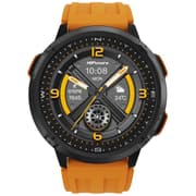 HiFuture MIX 3 Smart Watch, 1.43" AMOLED Display, Powered by Dual Core Processor & Syntra AI, 100+ Sports Modes Heart Rate & Oxygen Tracking, 3ATM Waterproof, up to 10 days daily use - Orange product image