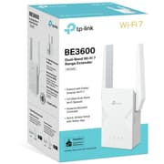 Tp-Link RE225BE BE3600 Dual-Band Wi-Fi 7 Range Extender Gigabit Ethernet Port EasyMesh Works with all Wi-Fi Generations & Devices product image