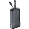 Promate Dual-Mode AC/DC Charger and 10000mAh Power Bank with 20W USB-C Port, Built-In USB-C Cable, 22.5W USB-A Quick Charge, Digital Display, and Multi-Protection System for Safe - Black product thumbnail 1