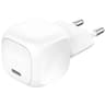 Belkin BoostCharge Compact 20W USB-C PD Fast Charging AC Charger for All iPhone 16 and iPhone 15 Models Samsung Galaxy S25, iPad, AirPods, and More - White product thumbnail 1