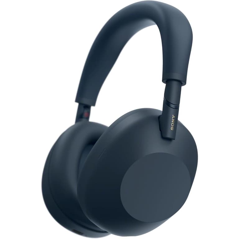 Sony WH-1000XM6 The Best Noise Canceling Wireless Headphones, HD NC Processor QN3, 12 Microphones, Adaptive NC Optimizer, Mastered by Engineers, Studio-Quality, 30-Hour Battery, Black - Blue