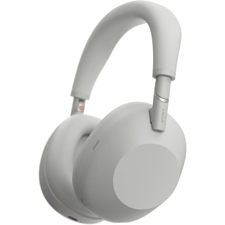 Sony WH-1000XM6 The Best Noise Canceling Wireless Headphones, HD NC Processor QN3, 12 Microphones, Adaptive NC Optimizer, Mastered by Engineers, Studio-Quality, 30-Hour Battery, Black - Silver