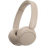Sony CH520 Wireless Headphones, Bluetooth 5.2, 2.4GHz Band Frequency, Up to 40 Hours Continuous Communications, Up to 3 Hours Charing Time, Beige product image