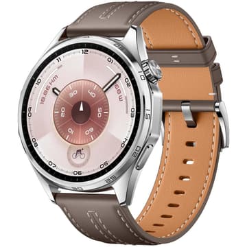 HUAWEI WATCH GT 6 GPS 46mm Smart Watch, 1.47''AMOLED Touchscreen, up to 21 days battery life, Cycling,100+ Sports Mode, iOS & Android, All-day Health Monitoring, Emotional Wellbeing, Grey
