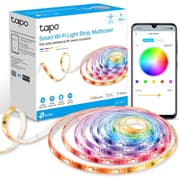 TP-Link Tapo L930-5 RGBWIC Smart LED Light Strip 16.4Ft, 1000 Lumens, 16M Dimmable Colors, 50 Color Zones, Works w/Apple HomeKit/Alexa/Google Home, Sync-to-Sound, IP44 PU Coating, Trimmable product image