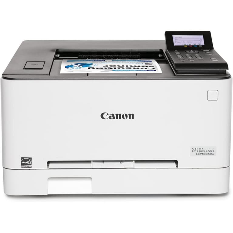 Canon i-SENSYS LBP633Cdw A4 Color Laser Wireless & Duplex Printer For Home & Office up to 21 PPM - White