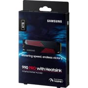SAMSUNG 990 PRO 4TB w/ Heatsink SSD NVMe M.2, Speeds Up to 7,450MB/s Best for PlayStation® 5 (PS5 SSD) Console Expansion product image
