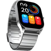 HiFuture Apex Smart Watch, Stainless Steel, Wireless Calling, 2.04 Inch AMOLED Display, IP68 Water Resistant, 7 Days Battery Life- Silver product image