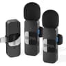 BOYA BY-V2 Wireless Microphone for iPhone,2.4GHz Plug Play Mnini Clip-on Mic for iPhone 14/14 Pro/13/13 Pro/12 iPad iOS Devices Vlogging YouTube Video Recording Podcast Interview - Black product thumbnail 1
