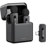 BOYA V30 Wireless Lavalier Microphone for iPhone/Android/PC/Laptop with USB-C Port, 36H Battery Life with Charging Case, Noise Canceling Clip on Lapel Microphone Wireless Mini Mic for Video Recording - Black product thumbnail 1