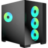 Raidmax Infinita Series i610CBF Chrome Dual Chamber ATX 2 Side Tempered Glass Support Back Conect Design 4x 120mm ARGB Fan Preinstalled Supports Up to 400mm GPU & USB C - Black product thumbnail 1