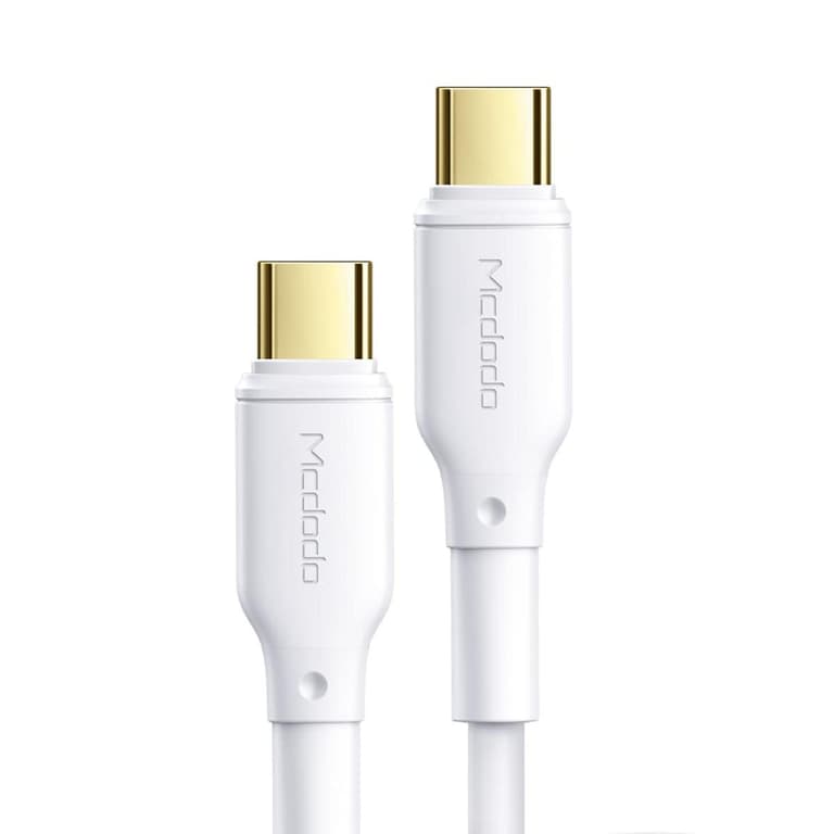 Mcdodo CA-8350 PD Type-C To Type-C Data & Fast Charging 100W Cable - White