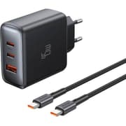 Mcdodo CH-4861 Fast Wall Charger 45W 3-Port Output, with Type-C Cable - Black product image
