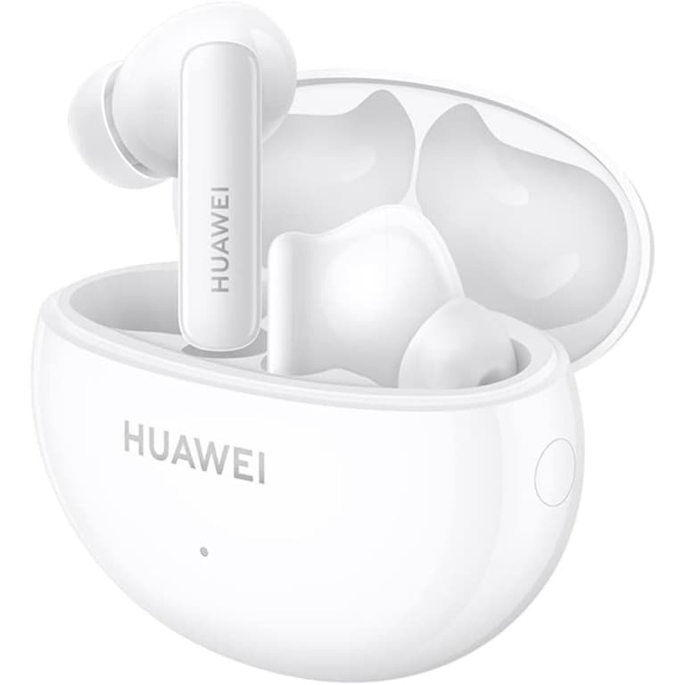 Huawei FreeBuds 5i Wireless Earphone, TWS Bluetooth Earbuds, Hi-Res Sound, Multi-Mode Noise Cancellation, 28HR Battery Life, Water Resistance, Comfort Wear- White
