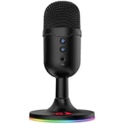 Redragon GM303 Pulsar Streaming Microphone, Omni-Directional (360° Radio Reception), Volume Mute & Noise Cancelling Control, USB Plug Cable, 1.8m Cable Length - Black product image