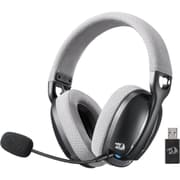 Redragon H878BG 3-Mode Wireless Blue Lighting Gaming Headset - Lightweight - 7.1 Surround Sound - 40MM Drivers - Detachable Microphone - Multi Platforms for PC, PS5/4/3, Switch, Mobile, - Black product image