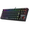 Redragon K552 KUMARA 87 Keys Mechanical Gaming Keyboard RGB LED Backlit Wired Anti-Dust Proof Red Switches - Black product thumbnail 1