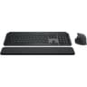 Logitech MX Master 3S Keys S Combo Performance Wireless Keyboard & Mouse with Palm Rest Customizable Illumination Fast Scrolling, Bluetooth, USB C, for Windows, Linux, Chrome, Mac Arabic & English Layout product thumbnail 1
