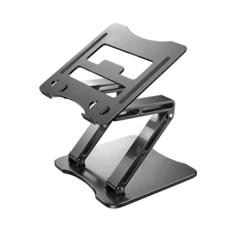 RTAKO RS-CP75D 3-Level High Adjustable Carbon Steel Laptop Stand - Black