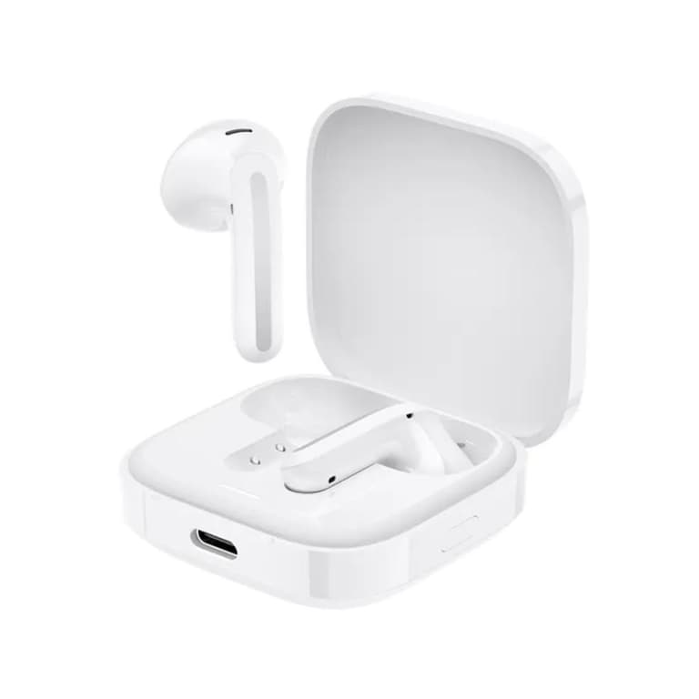 Xiaomi Air 4 SE Bluetooth 5.4 Dual Microphone Call Noise Reduction Earphones up to 30 Hour Battery Life - White