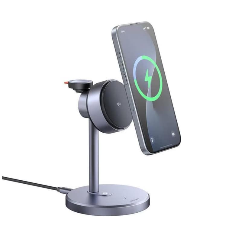 Mcdodo CH-2462 3-in-1 Qi2 MagQ Magnetic Wireless Charging Station Stand 15W + 33W + 5W mains charger