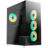 Raidmax Infinita Series i800CWF Chrome ATX 2 Side Tempered Glass 4x 120mm ARGB Fan Preinstalled Supports Up to 400mm GPU & USB C - White product thumbnail 1