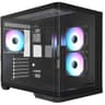 Raidmax Infinita Series i630RBF Curved Tempered Glass Dual Chamber Micro ATX 1 Side Tempered Glass Support Back Conect Design 3x 120mm ARGB Fan Preinstalled Supports Up to 400mm GPU & USB C - Black product thumbnail 1