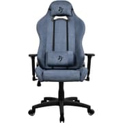 Arozzi Torretta Soft Fabric (2023) Soft Pleasant & Durable Ergonomic Design 3D Armrest 2 Adjustable Height Supportive Pillows & Adjustable Height - Blue product image
