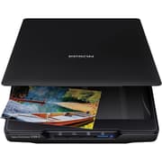 Epson V39 II Photo & Document Flatbed Scanner 4800x4800 DPI Optical Resolution, Contact Image Sensor, Up to 10 s/Page Scan Speed, USB 2.0 Micro-AB Interface, Black product image