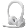 Logitech Zone 300 Bluetooth & Wireless 30mm Driver Size Dual Beamforming Mics with Noise-Canceling Algorithms Bluetooth 5.3 1m USB-C Charging Cable, White product thumbnail 1