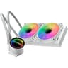 Raidmax Infinita LS240 AIO Water Cooling System 240mm ARGB/RGB Light PWM Compatible with Intel & AMD CPU Socket . White product thumbnail 1