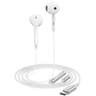 ACEFAST L7 USB-C Semi In-Ear Wired Earphones USB-C Headphones with Microphone for Mobile Phones / Tablets - White product thumbnail 1