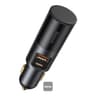 Baseus Share Together Fast Charge Car Charger with Cigarette Lighter Expansion Port U+C 120W - Black product thumbnail 1