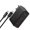 Baseus GaN5 Pro Digital Fast Charger 2C+U 160W EU Cluster Black (With Superior Series Fast Charging Data Cable Type-C to Type-C 240W 48V/5A) product thumbnail 1