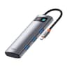 Baseus Gleam USB Hub 7in1, USB-C to 1x HDMI4K 60Hz + 3x USB3.0 + 1x PD + 1x SD/TF product thumbnail 1