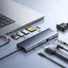Baseus UltraJoy Series 10-Port HUB Docking Station, Type-C to HDMI, VGA, 3xUSB 3.0, PD, RJ45, SD/TF - Space Gray product thumbnail 1