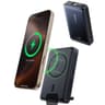 Baseus Nomos 3-in-1 10000mAh Power Bank - Qi2 Certified 15W Wireless Charger, 45W Built-In Two-Way Fast Charging Cable, Type-C Port, Kickstand - Black product thumbnail 1
