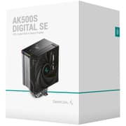 DeepCool AK500s Digital SE CPU Cooler 240w TDP Giant Heatsink 90mm Thickness 5 Copper Heat Pipes BBH 120mm PWM Fan w/Status Display Screen For AMD & Intel product image