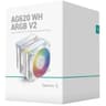 DeepCool AG620 ARGB V2 CPU Air Cooler Mighty 260w TDP 6pcs Copper Heat Pipes ARGB Sync w/120mm PWM Fan , White product thumbnail 1