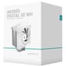 DeepCool AK500s Digital SE CPU Cooler 240w TDP Giant Heatsink 90mm Thickness 5 Copper Heat Pipes BBH 120mm PWM Fan w/Status Display Screen For AMD & Intel , White product thumbnail 1