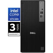 Dell Pro Tower QCT1250 (2025) 14Gen Intel Core i5 14500 14-Cores Tower w/ Wireless & Bluetooth & 3 Years Warranty - Black product image