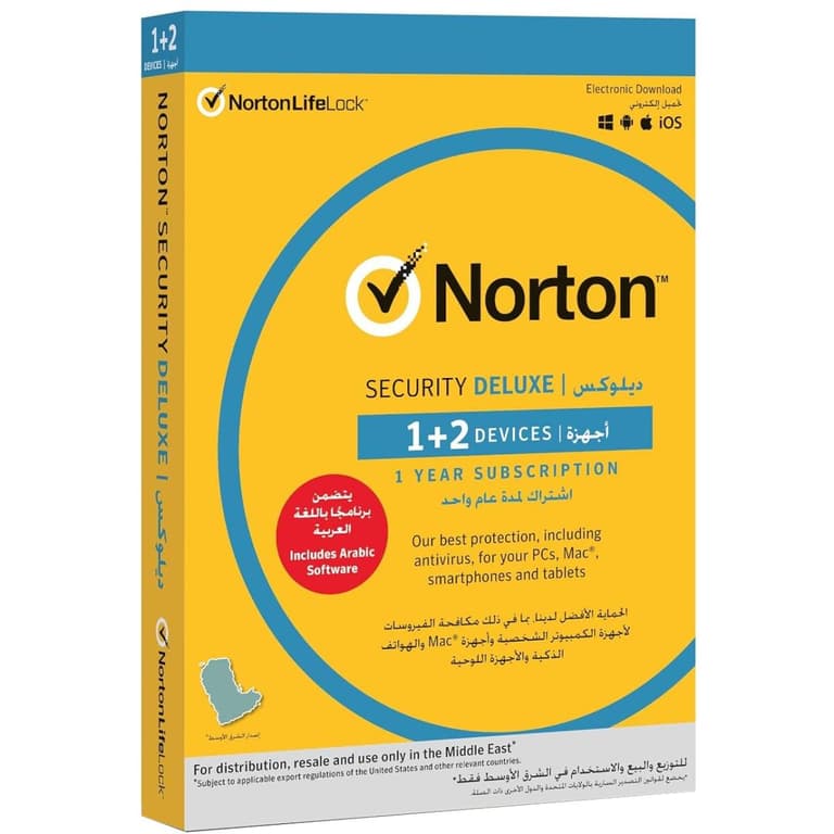 Norton by Symantec Deluxe Internet Security & Antivirus software 2 Device - 12 Months (Activation Key Card)