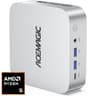 ACEMAGIC W1 Mini PC Barebone AMD Ryzen 5 7430U 6-Cores w/ VEGA 7 Graphic For Home & Business Support Triple 4K Display Support , Silver product thumbnail 1