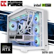 CC Power 5070-105 Gaming PC 14Gen Intel Core i9 K-Series 24-Cores w/ Nvidia RTX 5070 12GB DDR7 & Liquid Cooler product image