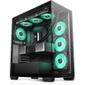 DeepCool CG580 4F Panoramic ATX Mid-Tower Case 4x Pre Installed Fans Single Chamber, Support Back Connectors & Up to 2x 360mm Radiators, Front 2x USB3.0 , Black product thumbnail 1