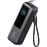 Anker Zolo Power Bank 165W, 25,000mAh Portable Charger with Triple 100W USB-C Ports for Multi-Device Charging, Built-in and Retractable Cables, for iPhone 16/15 Series, MacBook, Samsung, and Laptop's - Black product thumbnail 1